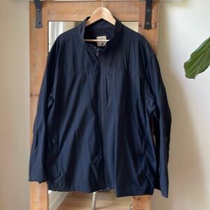 Red Head Brand Co. Black Windbreaker Size 3X